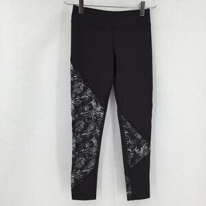 We Are Handsome active tri capri legging Flexicool yoga coloblock floral new S